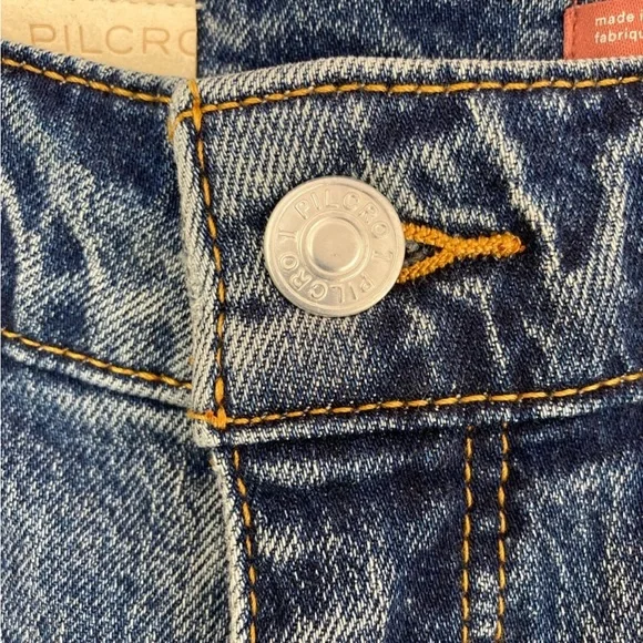 ✨ PILCRO Anthropologie ✨ The Vintage Straight Destroyed Jeans Size 27 - Picture 8 of 8